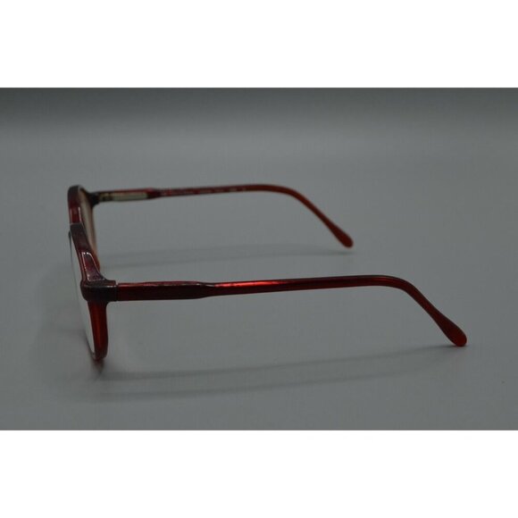 Cellidor EMC Centennial Grand Prix Eyeglasses Frames Round Red Plastic 135mm Vtg - Picture 3 of 9